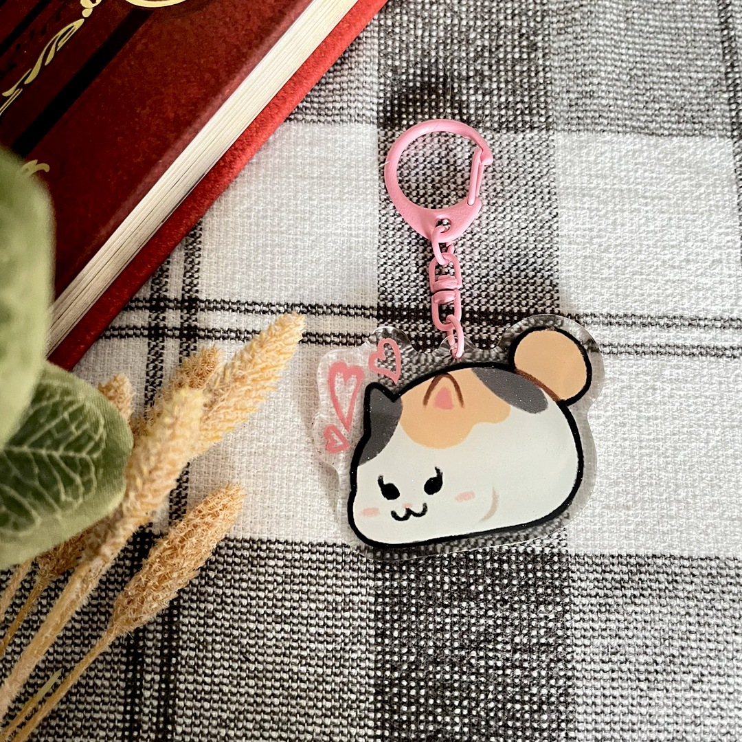 Fat Cat Keychain