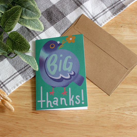 BIG Thanks Greeting Card