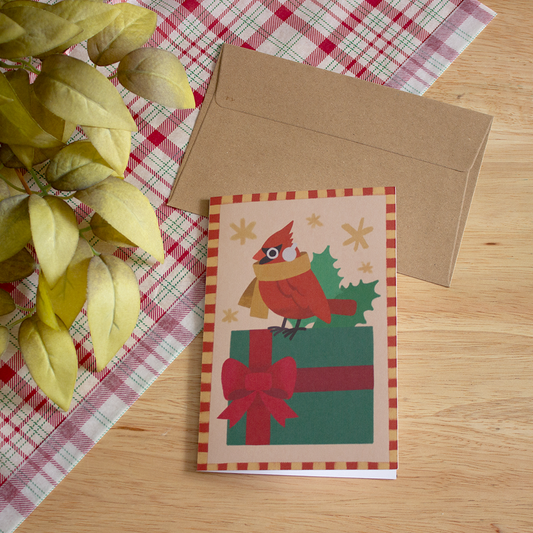 Cardinal Gift Greeting Card