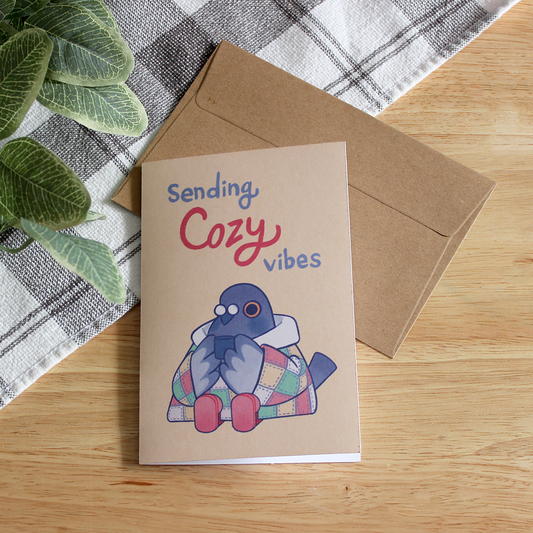 Cozy Vibes Greeting Card