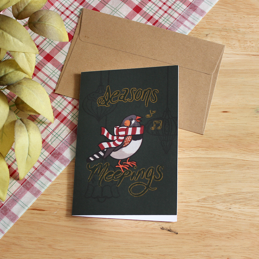 Seasons Meeping Greeting Card