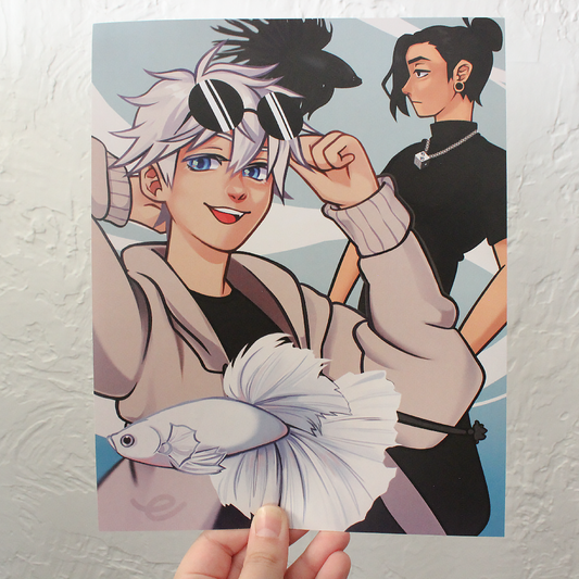 Gojo and Geto Print