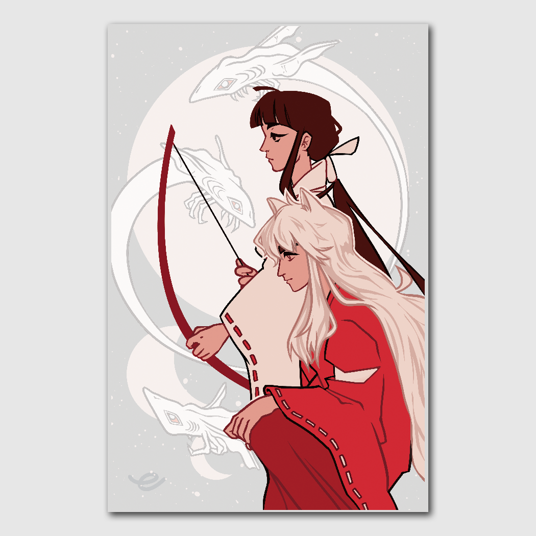 Inuyasha Kikyo Print