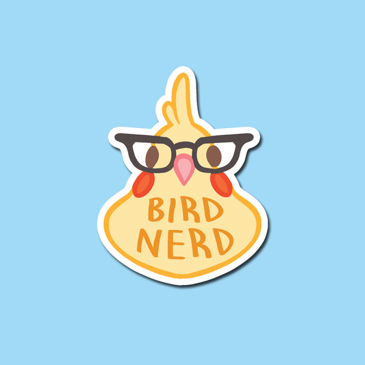 Bird Nerd Vinyl Sticker