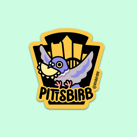 Pittsbirb Vinyl Sticker