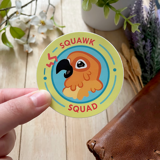 Squawk Squad Vinyl Sticker