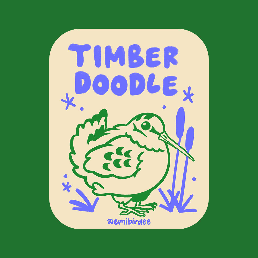Timberdoodle Vinyl Sticker
