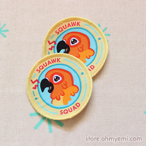 Squawk Squad Embroidered Patch