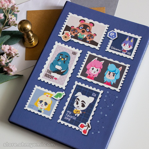 Animal Crossing Stamp Notebook